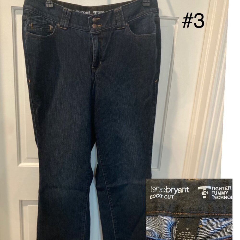 Lane Bryant Dark Denim Boot cut Jeans